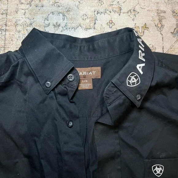 Ariat Men's Black Shirt Jacket - Picture 4 of 6